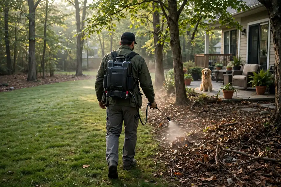 Flea & Tick Control — professional pest work
